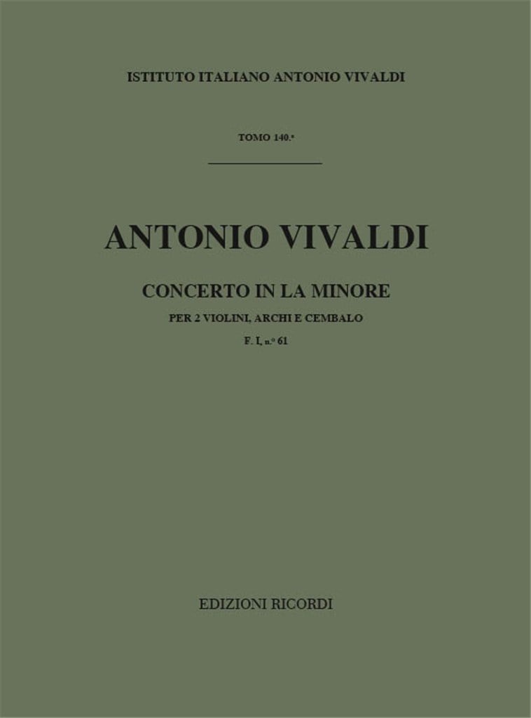 Concerto in La Minore (a minor)